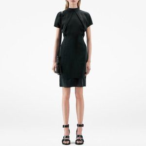 ACNE "Sweety Fluid" black mini dress